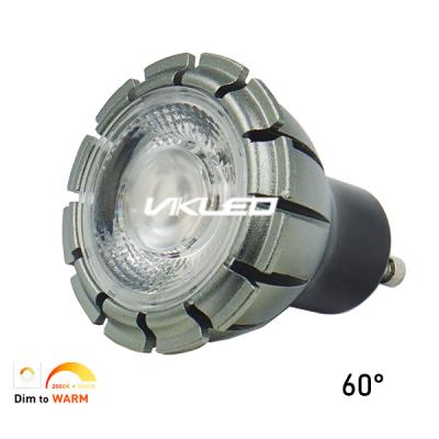 dim LED 7W GU10 60degree 2000K-3000K